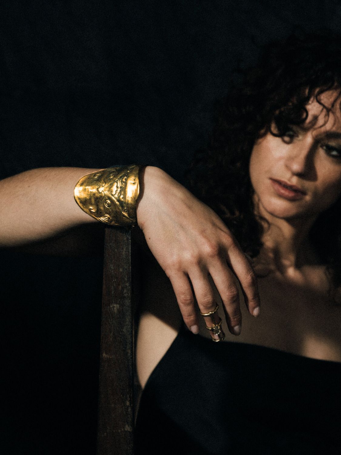 Guardian Cuff sculptural Jewelry | The Bow Jewelry