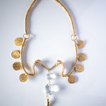 Mata Hari Serpent Crystal Necklace sculptural Jewelry | The Bow Jewelry