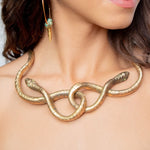 Le Serpent Necklace sculptural Jewelry | The Bow Jewelry