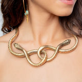 Le Serpent Necklace sculptural Jewelry | The Bow Jewelry