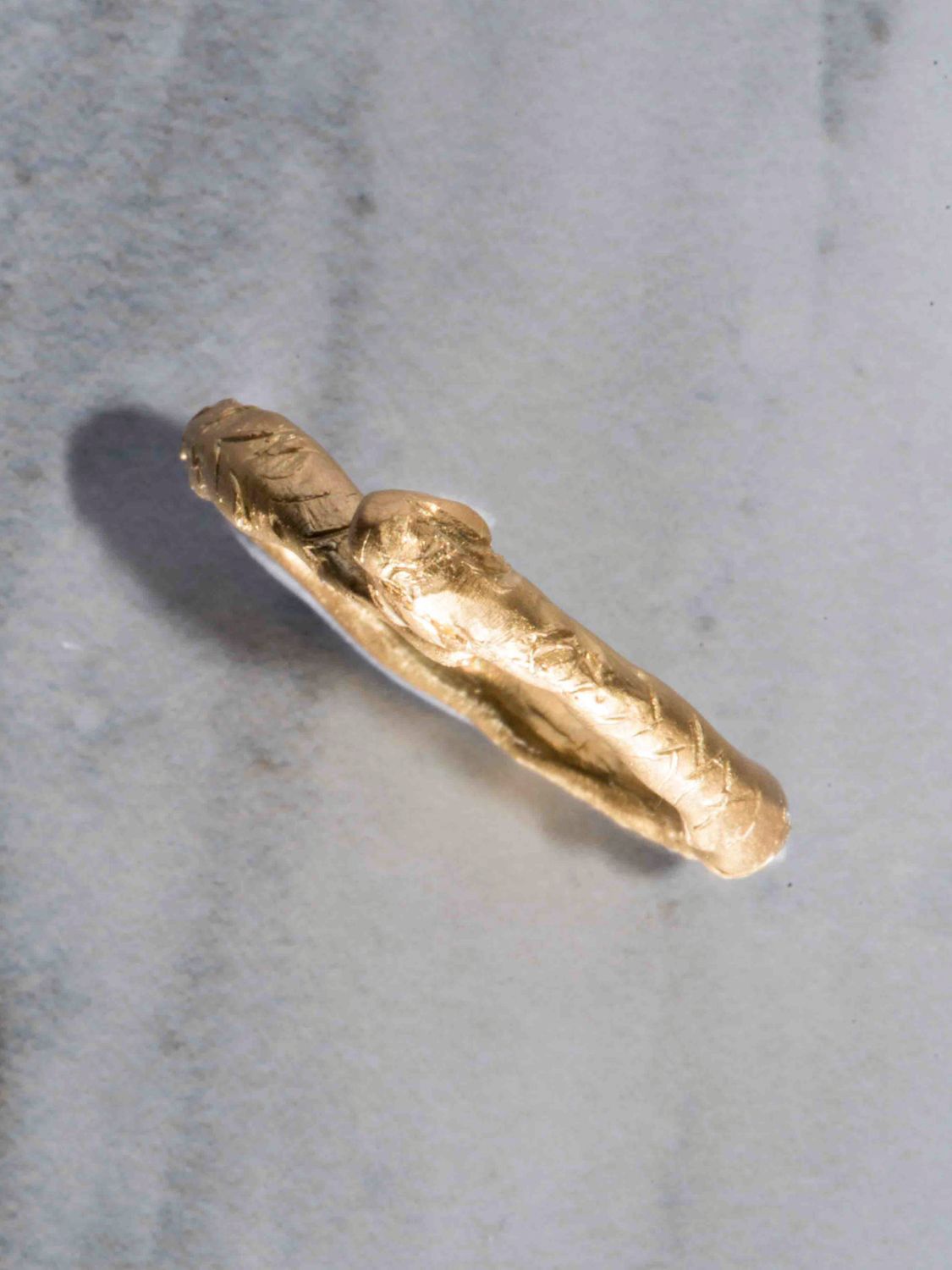 Shadow Serpent Ring sculptural Jewelry | The Bow Jewelry