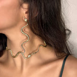 Tiamat Serpent Earrings sculptural Earrings | The Bow Jewelry