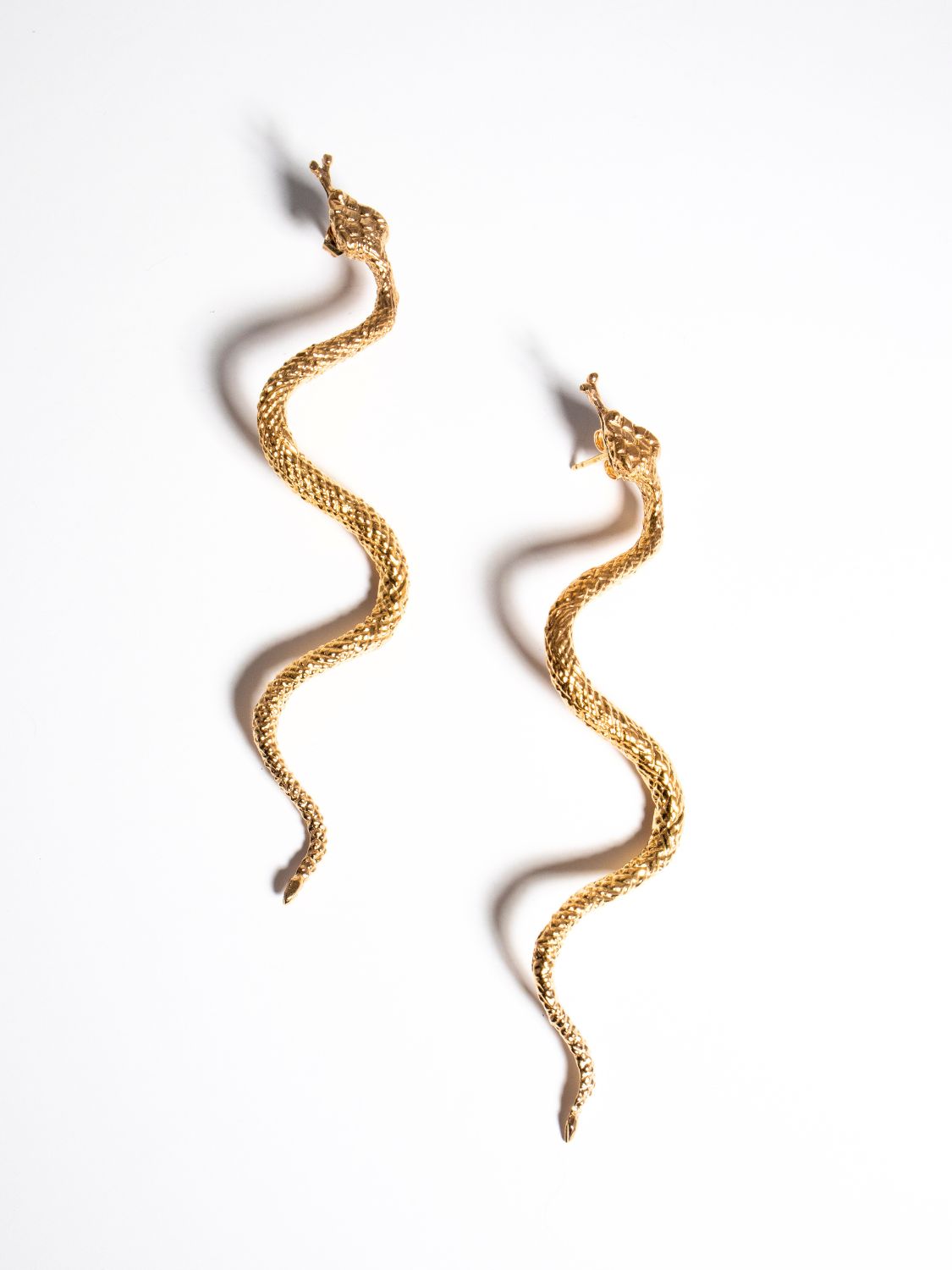 Tiamat Serpent Earrings sculptural Earrings | The Bow Jewelry