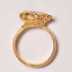 Visionary Moonstone Eye Ring sculptural Rings | The Bow Jewelry