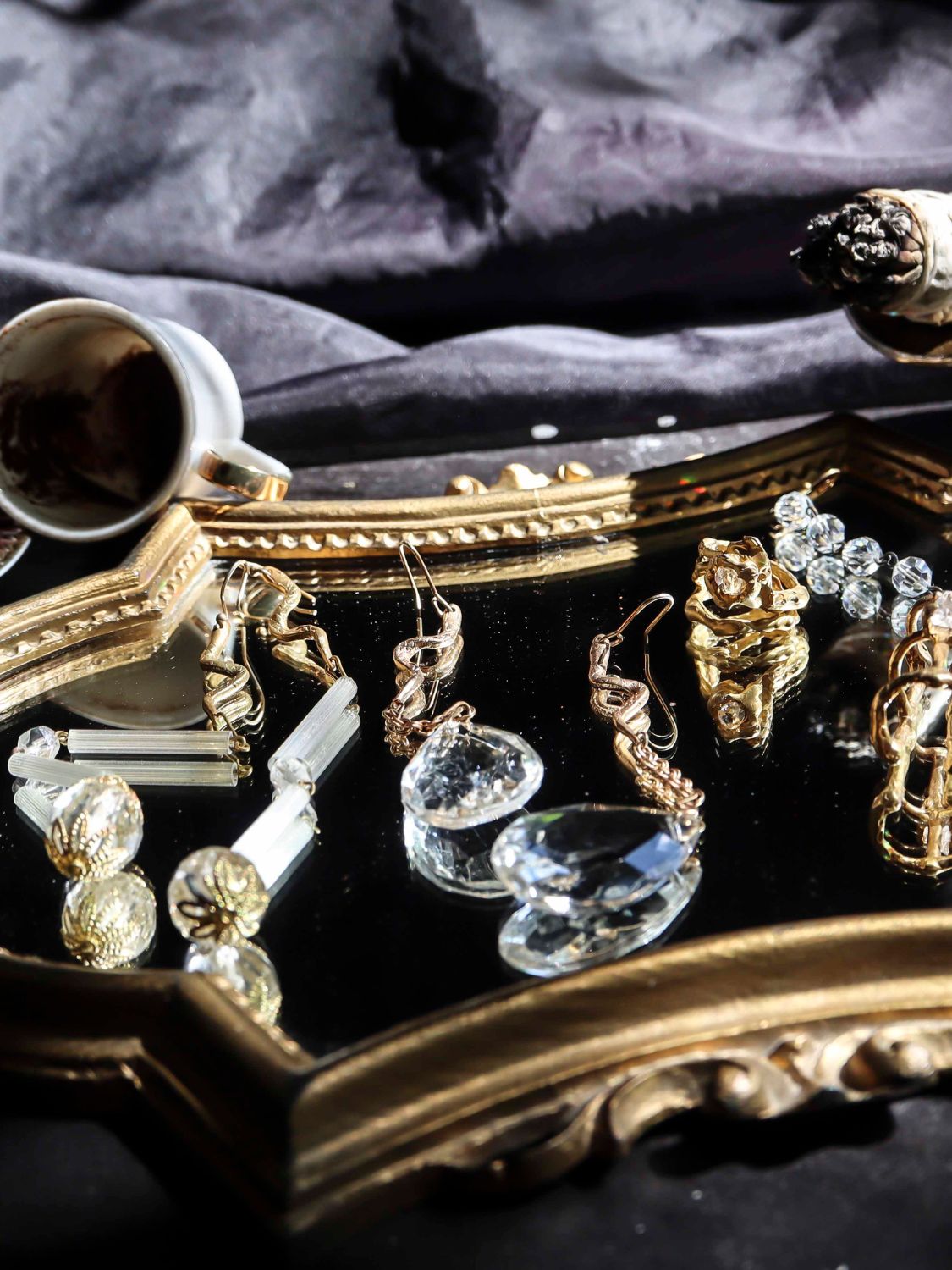 The Bow Jewelry Crystal Pieces