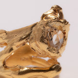 Leo Herkimer Quartz Ring sculptural Rings | The Bow Jewelry