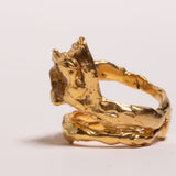 Leo Herkimer Quartz Ring sculptural Rings | The Bow Jewelry
