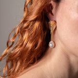 Staged Pearl Earrings