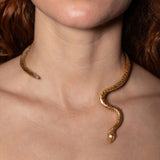 Venom Ruby Neck Cuff sculptural Jewelry | The Bow Jewelry