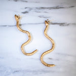 Venom Serpent Earrings sculptural Jewelry | The Bow Jewelry