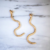 Venom Serpent Earrings sculptural Jewelry | The Bow Jewelry