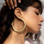 Ouroboros Serpent Earrings sculptural Jewelry | The Bow Jewelry