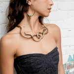 Le Serpent Necklace sculptural Jewelry | The Bow Jewelry