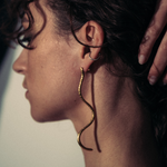 Temptress Serpent Earrings sculptural Jewelry | The Bow Jewelry