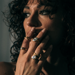 Mercury Pearl Ring sculptural Jewelry | The Bow Jewelry