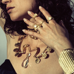 Nyx Moonstone Ring sculptural Rings | The Bow Jewelry