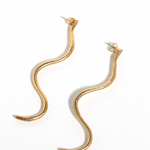 Temptress Serpent Earrings sculptural Jewelry | The Bow Jewelry