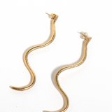 Temptress Serpent Earrings sculptural Jewelry | The Bow Jewelry