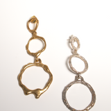 Cosmos Chaos Earrings sculptural Jewelry | The Bow Jewelry