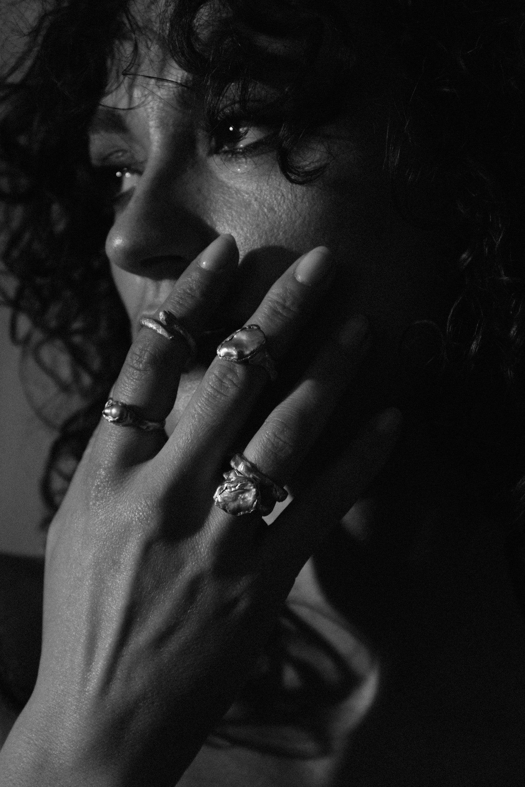 Mercury Pearl Rings | The Bow Jewelry