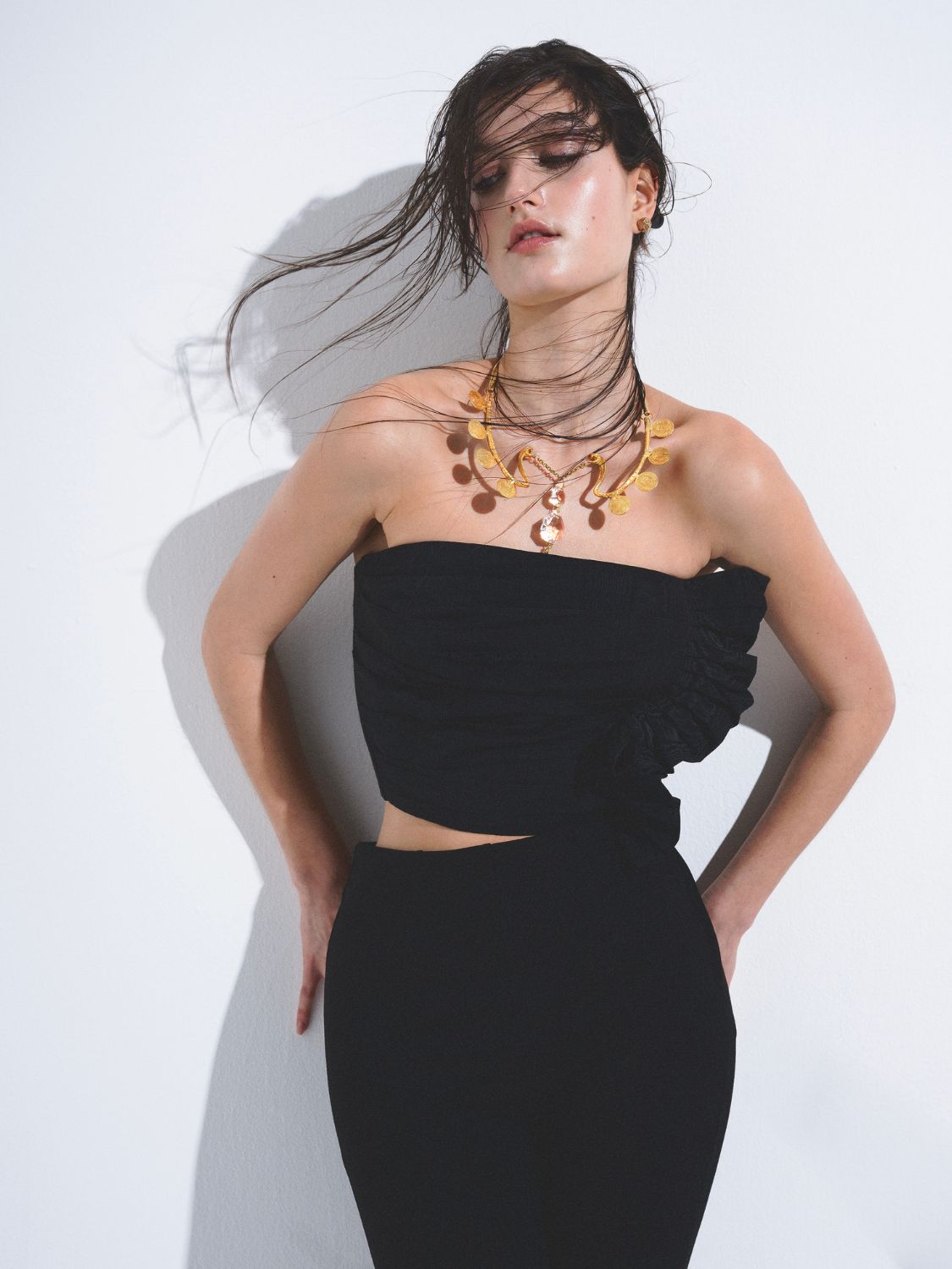Mata Hari Serpent Necklace sculptural Jewelry | The Bow Jewelry