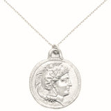 Athena Warrior Coin Pendant