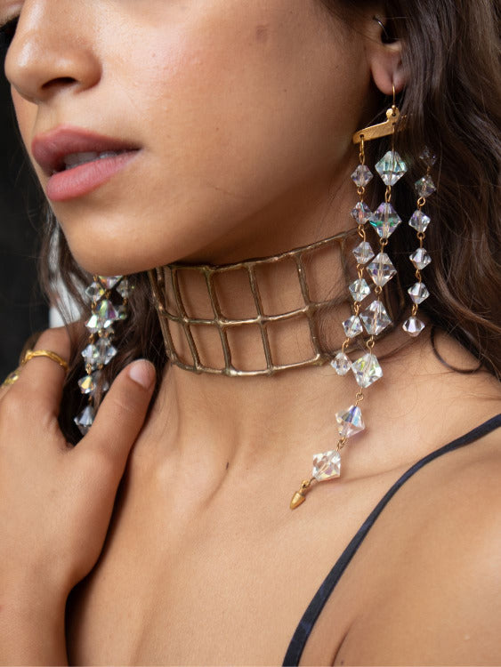 Armor Choker sculptural Jewelry | The Bow Jewelry