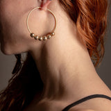 Margaretha Hoop Earrings