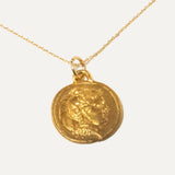 Athena Coin Pendant Necklace