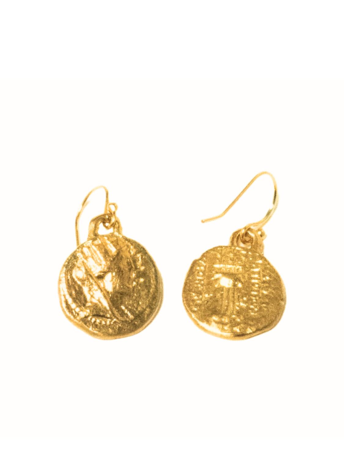 Goddess Tyche Empowering Earring sculptural Jewelry | The Bow Jewelry