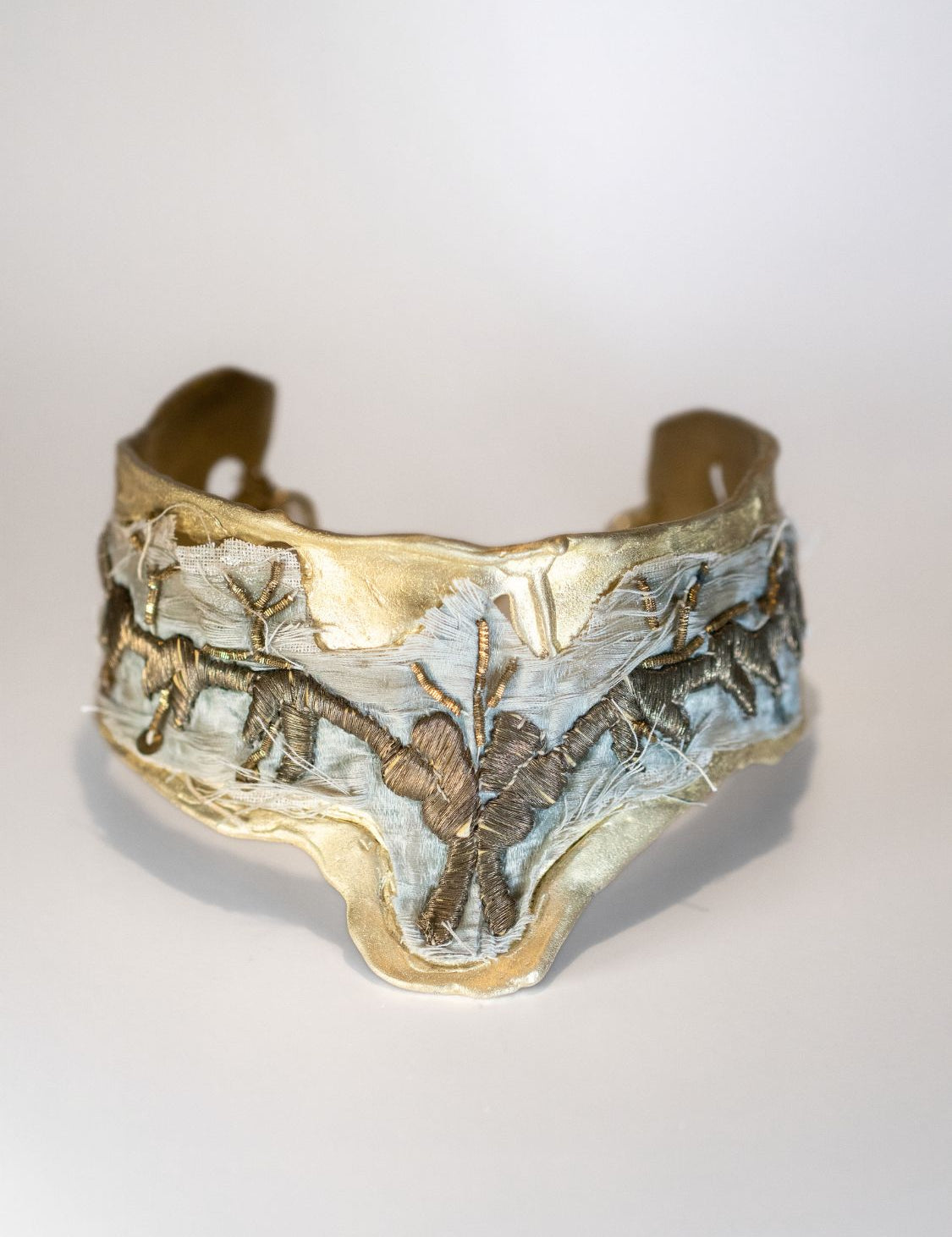 Warriors Weave Choker Necklace sculptural Jewelry | The Bow Jewelry