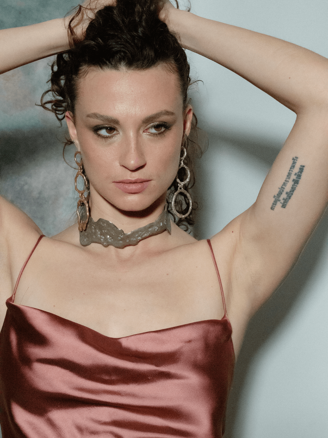 Cosmos Chaos Earrings sculptural Jewelry | The Bow Jewelry