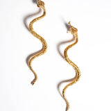 Tiamat Serpent Earrings sculptural Earrings | The Bow Jewelry