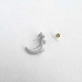 Back of Star Idol Earrings in Silver - The Bow Jewery