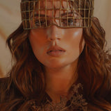 Armor Headpiece on Model | The Bow Jewelry