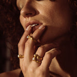 Venus Pearl Ring sculptural Jewelry | The Bow Jewelry