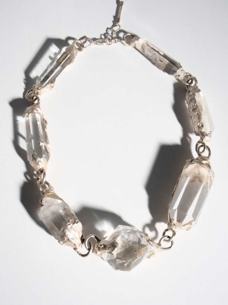 Midnight Quartz Necklace - One-Of-A-Kind sculptural Jewelry | The Bow Jewelry