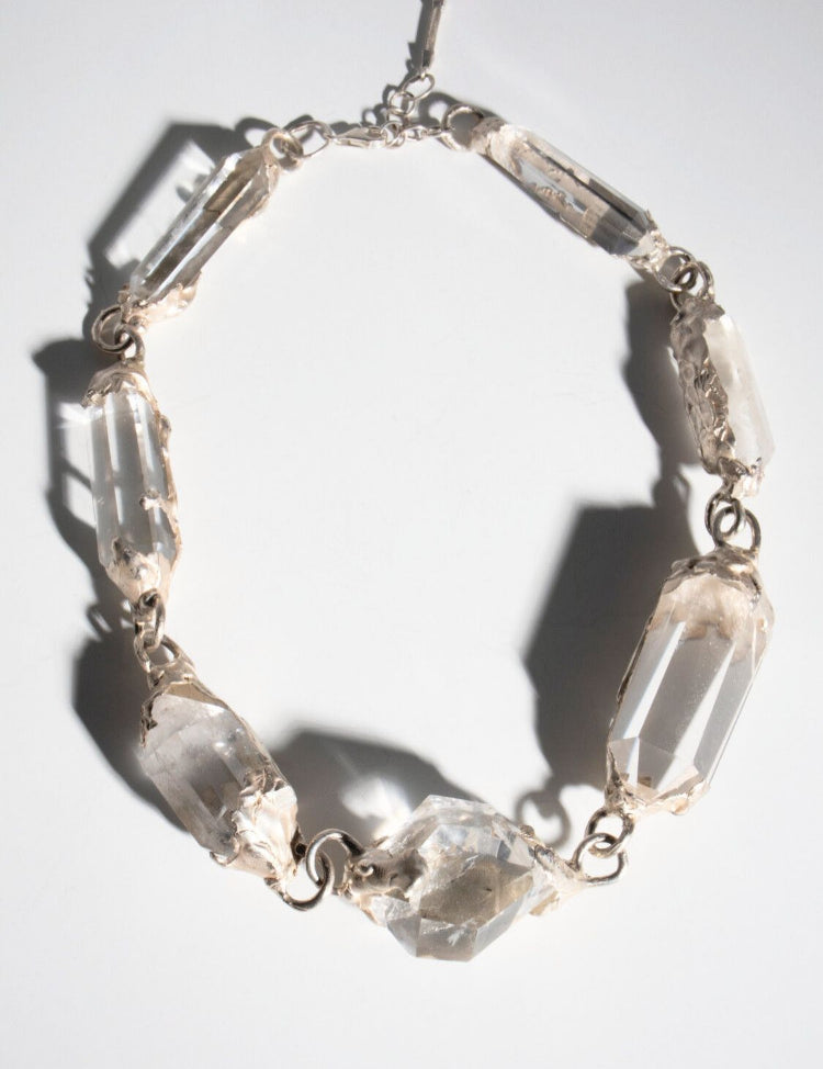 Midnight Quartz Necklace - One-Of-A-Kind sculptural Jewelry | The Bow Jewelry
