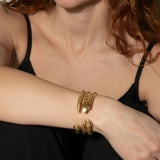 Venom Emerald Snake Cuff