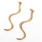 Temptress Serpent Earrings sculptural Jewelry | The Bow Jewelry