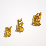 Set of gold finger tip rings on a white background  | The Bow Jewelry