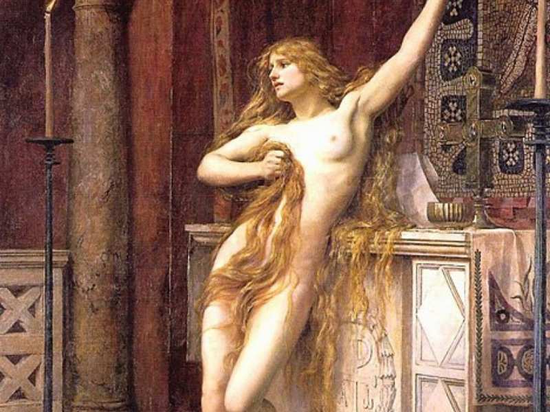 Hypatia of Alexandria Painting