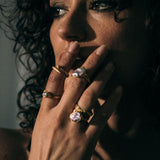 Mercury Pearl Ring - Made to Order