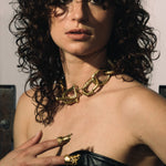 Awaken Chain Choker sculptural symbolic Jewelry | The Bow Jewelry