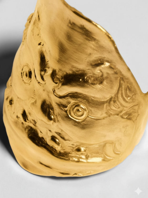 Guardian Cuff Bracelet Inspired by the Gorgon. Feminine Symbolism | The Bow Jewelry