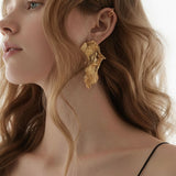 Flame Earrings sculptural Jewelry | The Bow Jewelry