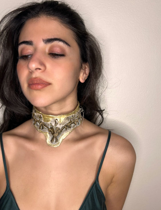 Warriors Weave Choker Necklace sculptural Jewelry | The Bow Jewelry