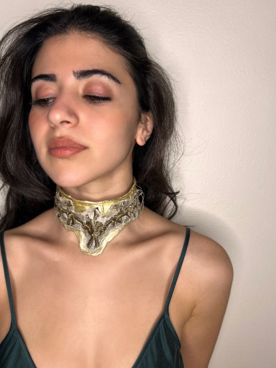 Warriors Weave Choker Necklace sculptural Jewelry | The Bow Jewelry