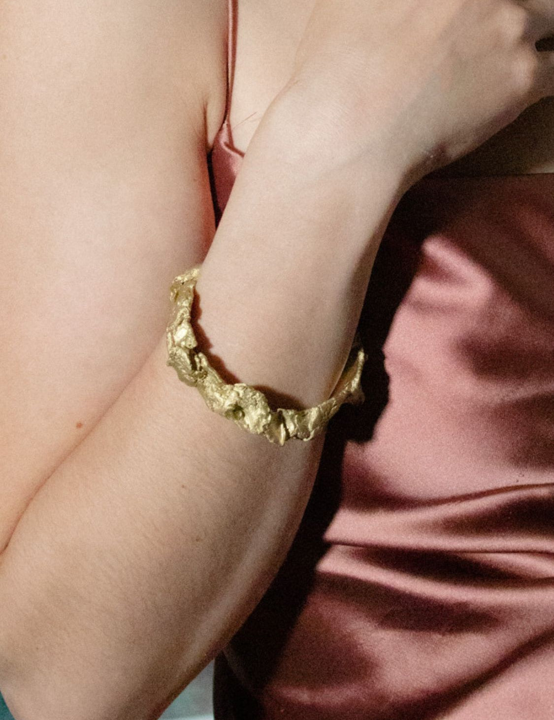 Weighted Bracelet sculptural Jewelry | The Bow Jewelry