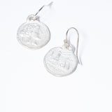 Artemis Coin Earrings Small Silver